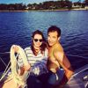 Sasha Cohen et son fiancée Tom May - photo publiée le 4 juillet 2015