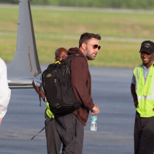 Ben Affleck arrive à Atlanta, le 7 juillet 2015.