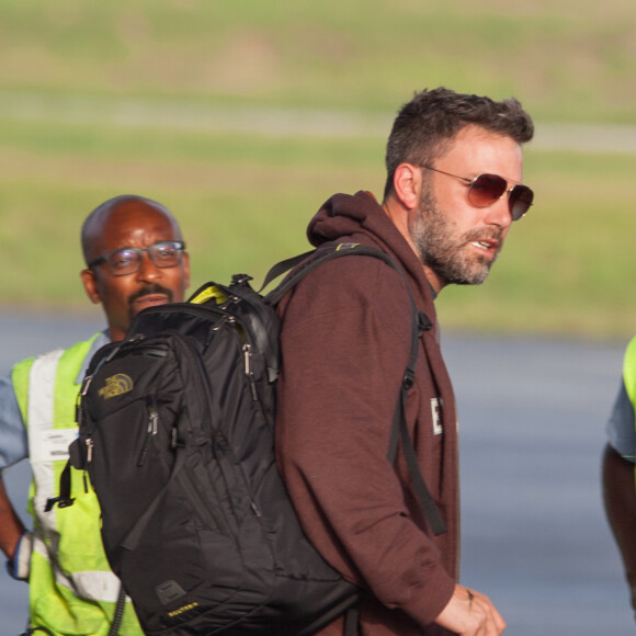 Ben Affleck arrive à Atlanta, le 7 juillet 2015.