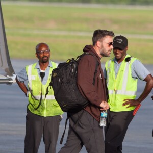 Ben Affleck arrive à Atlanta, le 7 juillet 2015.