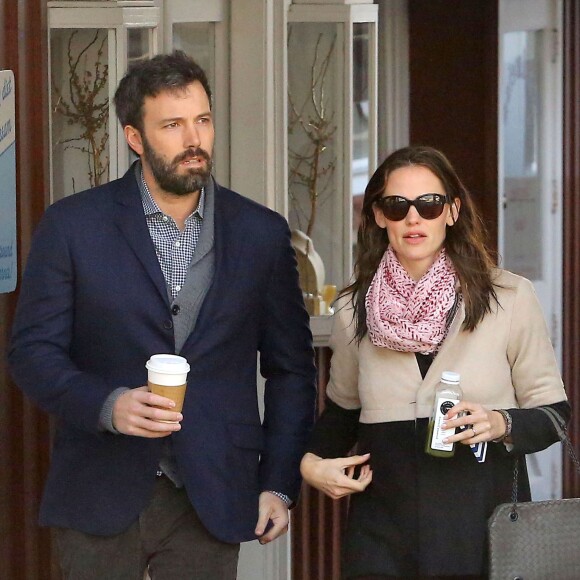 Ben Affleck et Jennifer Garner au Brentwood Country Mart, le 7 février 2013.