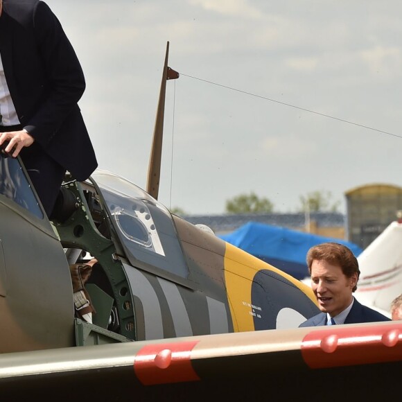 Le prince William au musée impérial de la Guerre à Duxford le 9 juillet 2015
