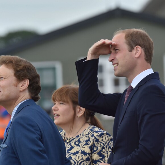 Le prince William au musée impérial de la Guerre à Duxford le 9 juillet 2015