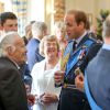 Le prince William, le duc d'Edimbourg, le prince Edward, la comtesse Sophie de Wessex, le duc de Gloucester et le duc de Kent participaient le 10 juillet 2015 à une réception et un déjeuner au RAFClub, à Londres, dans le cadre des commémorations des 75 ans de la Bataille d'Angleterre.