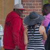 Bobby Brown arrive pour donner un concert au Wolf Creek Amphitheater de College Park, le 5 juillet 2015