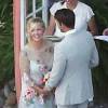 Exclusif - Mariage de Jennie Garth et David Abrams dans son ranch à Santa Ynez, le 11 juillet 2015.