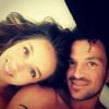 Peter Andre et sa femme Emily - Photo postée sur Instagram / juin 2015