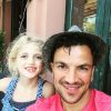 Peter Andre et sa fille - Photo postée sur Instagram / juin 2015