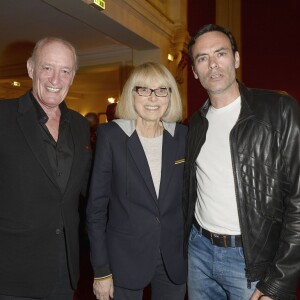 Pascal Desprez avec sa femme Mireille Darc et Anthony Delon - Générale de la pièce "Open Space" au théâtre de Paris le 11 mai 2015.11/05/2015 - Paris