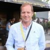 Exclusif - Christian Prudhomme (directeur du Tour de France) - Course par équipe "étape du coeur" avec Mécénat Chirurgie Cardiaque sur le Tour de France au départ de Vannes le 12 juillet 2015.