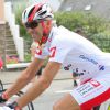 Exclusif - Paul Belmondo - Course par équipe "étape du coeur" avec Mécénat Chirurgie Cardiaque sur le Tour de France au départ de Vannes le 12 juillet 2015.