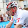 Exclusif - Bernard Hinault - Course par équipe "étape du coeur" avec Mécénat Chirurgie Cardiaque sur le Tour de France au départ de Vannes le 12 juillet 2015.