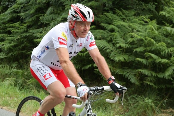 Exclusif - Christian Morin - Course par équipe "étape du coeur" avec Mécénat Chirurgie Cardiaque sur le Tour de France au départ de Vannes le 12 juillet 2015.