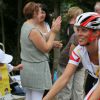 Exclusif - Sylvie Tellier - Course par équipe "étape du coeur" avec Mécénat Chirurgie Cardiaque sur le Tour de France au départ de Vannes le 12 juillet 2015.
