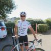 Exclusif - Paul Belmondo - People essayant les vélos dans le cadre de l'opération "l'Etape du Coeur " pour le compte de Mécénat Chirurgie Cardiaque à l'hôtel Thalasso à Carnac, le 11 juillet 2015, pendant le Tour de France 2015. 