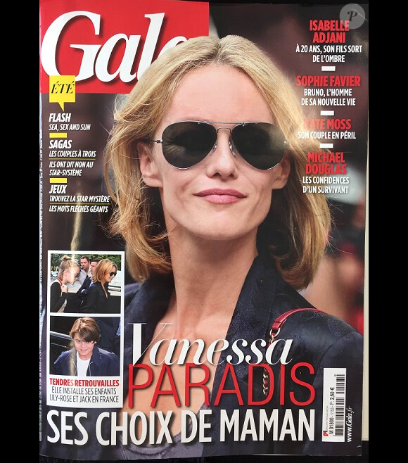 Couverture de Gala, numéro 1153 du 15 juillet 2015.