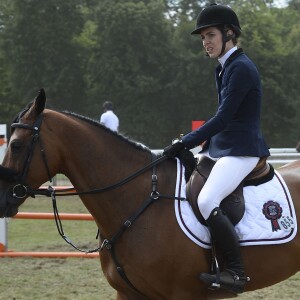 Charlotte Casiraghi au Jumping International de Chantilly dans le cadre du Longines Global Champions Tour, le 17 juillet 2015