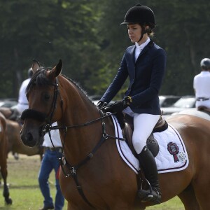 Charlotte Casiraghi au Jumping International de Chantilly dans le cadre du Longines Global Champions Tour, le 17 juillet 2015