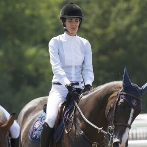 Charlotte Casiraghi au Jumping International de Chantilly dans le cadre du Longines Global Champions Tour, le 17 juillet 2015