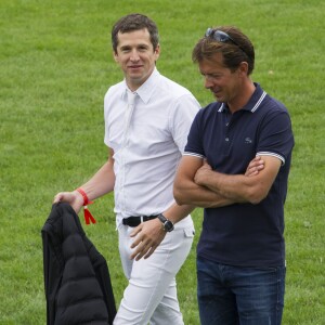 Guillaume Canet au Jumping International de Chantilly dans le cadre du Longines Global Champions Tour, le 17 juillet 2015