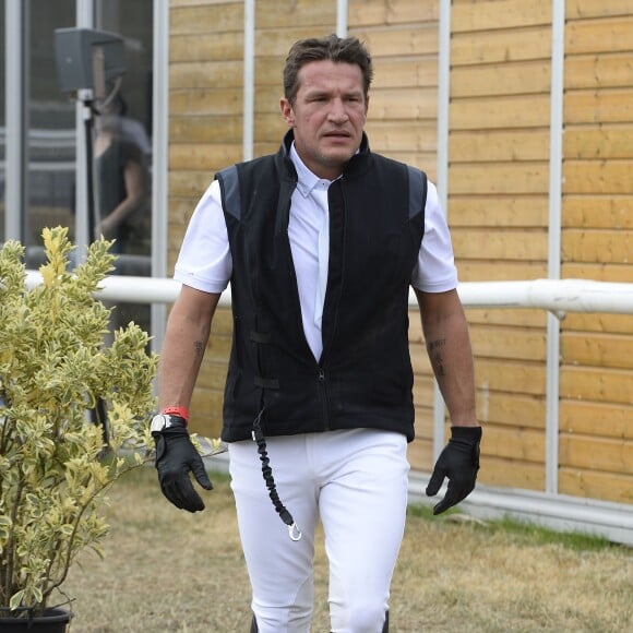 Benjamin Castaldi au Jumping International de Chantilly dans le cadre du Longines Global Champions Tour, le 17 juillet 2015