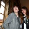 Jane Birkin (invitée) et sa fille Lou Doillon Paris le 10 avril 2013