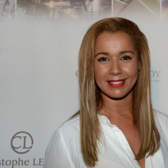 Exclusif - Chimène Badi - 20e édition de la soirée Blanche aux Moulins de Ramatuelle à Saint-Tropez le 12 juillet 2015.