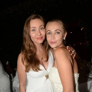 Exclusif - Isabella Orsini, Emmanuelle Béart - 20e édition de la soirée Blanche aux Moulins de Ramatuelle à Saint-Tropez le 12 juillet 2015.