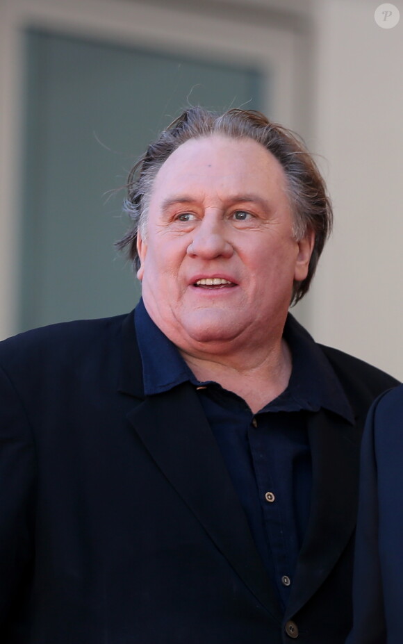 Gérard Depardieu - Montée des marches du film "Valley of Love" lors du 68e Festival International du Film de Cannes, le 22 mai 2015. 