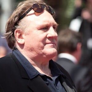 Gérard Depardieu - Montée des marches du film "Valley of Love" lors du 68e Festival International du Film de Cannes, le 22 mai 2015. 