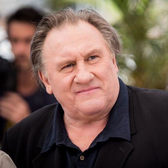 Gérard Depardieu lors du 68e festival de Cannes le 21 mai 2015. 