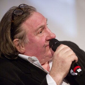 Gerard Depardieu à Tournai en Belgique, le 28 janvier 2014. 