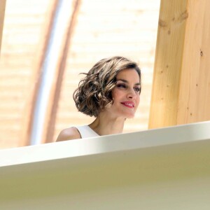 La reine Letizia découvrait le 23 juillet 2015 le pavillon de l'Espagne à l'Exposition Universelle de Milan, où elle s'est rendue en tant qu'Ambassadrice spéciale de l'Organisation des Nations unies pour l'alimentation et l'agriculture (FAO) pour la nutrition.