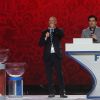 La Russie se prépare pour la coupe du monde de la FIFA 2018 à Saint Petersbourg le 22 juillet 2015.  ST. PETERSBURG, RUSSIA. JULY 22, 2015. Christian Unger, the head of FIFA 2018 World Cup preparation department, talks to the media after a rehearsal for the 2018 FIFA World Cup Preliminary Draw at the Constantine [Konstantinovsky] Palace.22/07/2015 - Saint Petersbourg