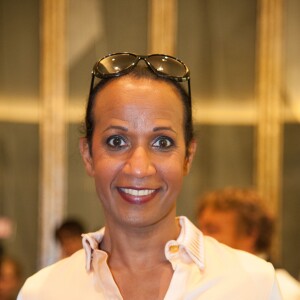 Vincent Mc Doom au défilé de mode Manu Reas haute couture automne-hiver 2015-2016 à l'hôtel The Peninsula à Paris, le 8 juillet 2015.