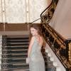 Cyrielle Joelle au défilé de mode Manu Reas haute couture automne-hiver 2015-2016 à l'hôtel The Peninsula à Paris, le 8 juillet 2015.