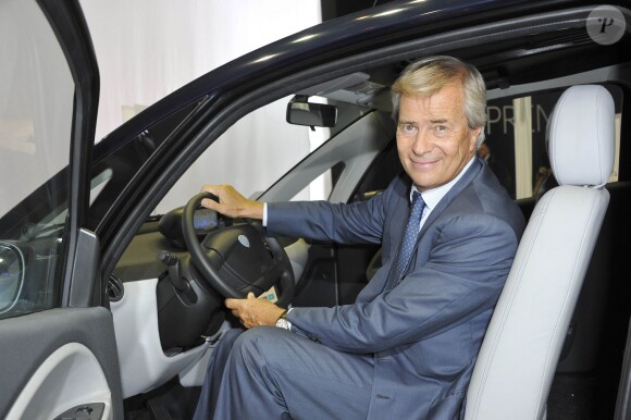 Vincent Bollore - Soirée pour le Salon de l'automobile 2012 à Paris le 27 septembre 2012.