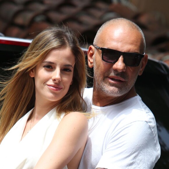 Christian Audigier et sa femme Nathalie Sorensen à Malibu en mai 2014. 