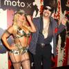 Coco Austin et Ice-T lors de la soirée "Moto X" de Hallloween au TAO Downtown le 31 octobre 2014 à New York