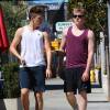 Exclusif - Brooklyn Beckham et un ami à West Hollywood Los Angeles, le 25 Juillet 2015  Exclusive... 51808558 David Beckham's son Brooklyn Beckham and a friend stop by SoulCycle for a workout in West Hollywood, California on July 25, 2015. Brooklyn usually works out with his dad but as he's gotten older David has let him branch out on his own.25/07/2015 - Los Angeles