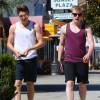 Exclusif - Brooklyn Beckham et un ami à West Hollywood Los Angeles, le 25 Juillet 2015  Exclusive... 51808558 David Beckham's son Brooklyn Beckham and a friend stop by SoulCycle for a workout in West Hollywood, California on July 25, 2015. Brooklyn usually works out with his dad but as he's gotten older David has let him branch out on his own.25/07/2015 - Los Angeles