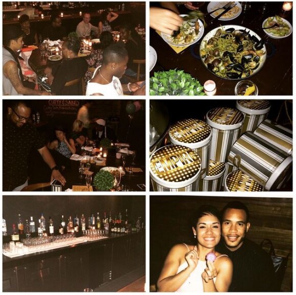 Trai Byers a partagé une photo de la soirée d'anniversaire de sa chérie sur Instagram le 27 juillet 2015