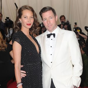 Christy Turlington et son mari Edward Burns - Soirée du Met Ball / Costume Institute Gala 2014: "Charles James: Beyond Fashion" à New York, le 5 mai 2014.