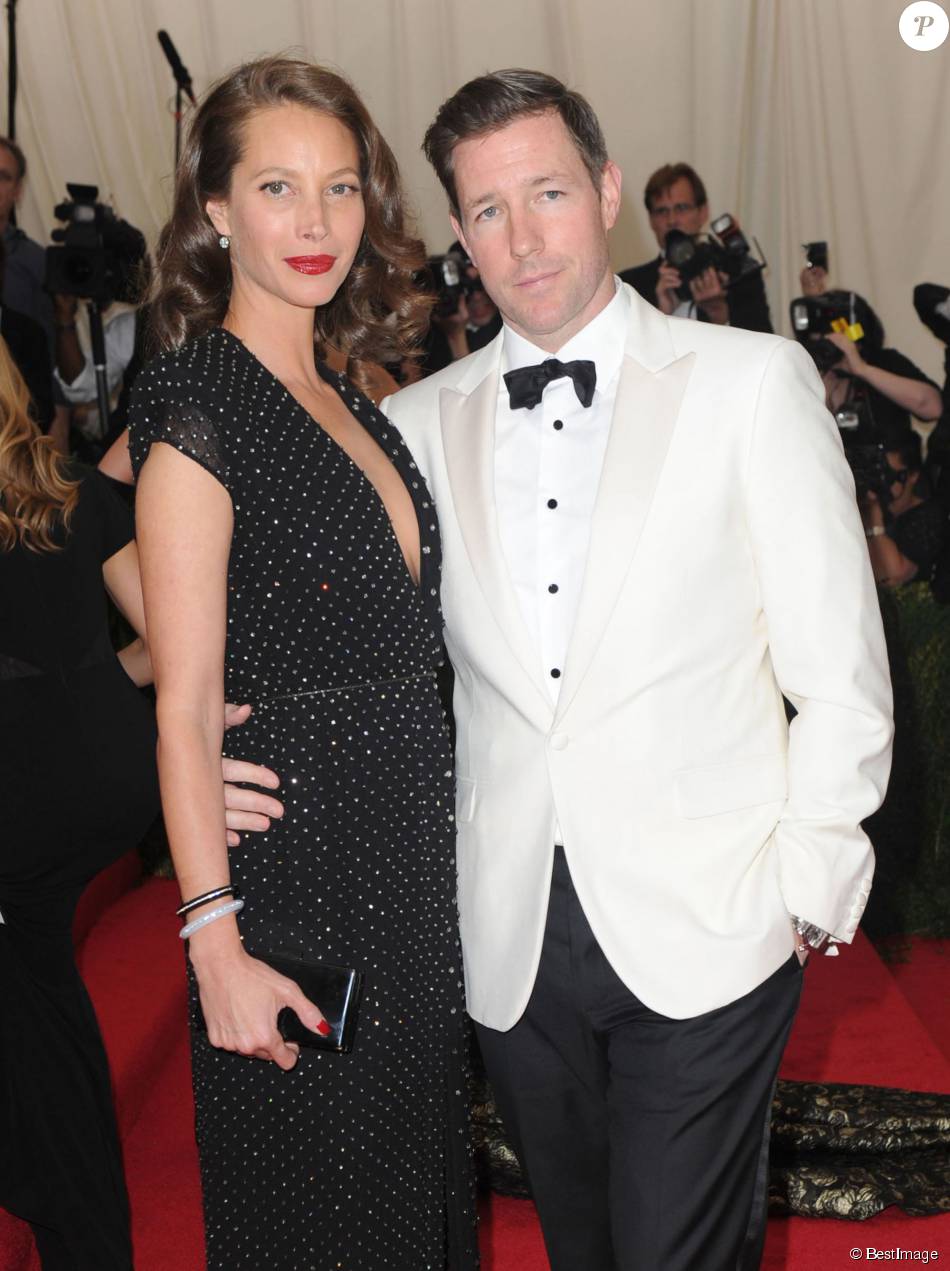 Christy Turlington et son mari Edward Burns - Soirée du Met Ball