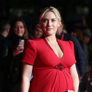 Kate Winslet (enceinte) - People a la première du film "Labor Day" lors du festival du film de Londres le 14 octobre 2013