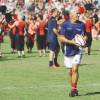 Didier Deschamps - Match amical de foot et rugby entre le RC Toulon et l'équipe de France 98 au stade Mayol à Toulon, au profit de l'association de Pascal Olmeta "Un sourire, un espoir pour la vie" le 28 juillet 2015