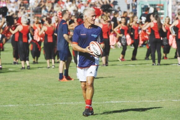 Didier Deschamps - Match amical de foot et rugby entre le RC Toulon et l'équipe de France 98 au stade Mayol à Toulon, au profit de l'association de Pascal Olmeta "Un sourire, un espoir pour la vie" le 28 juillet 2015