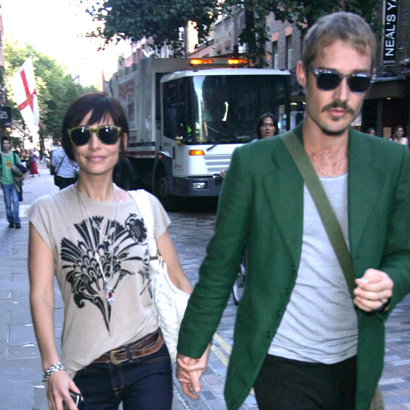 Natalie Imbruglia et son ex-mari Daniel Johns à Londres, le 27 aout 2007 