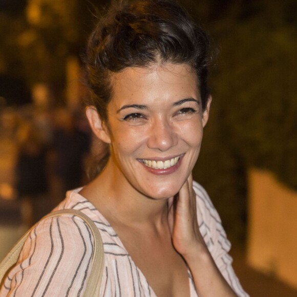 Mélanie Doutet au spectacle Madame Foresti durant le 31e Festival de Ramatuelle, le samedi 1er août 2015.  