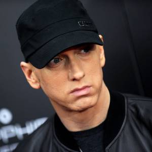 Eminem à l'avant-première du film "Southpaw" à New York. Le 20 juillet 2015.